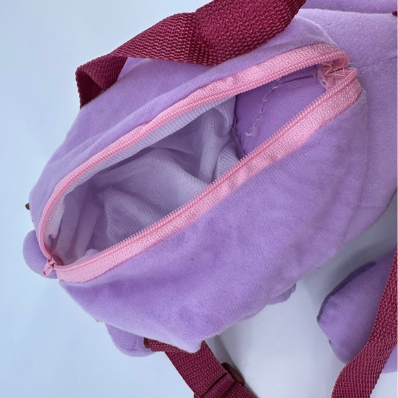 Vintage Blues Clues Magenta Plush Backpack Stuffed Toy Bag Nick Jr 1999 - Picture 3 of 6